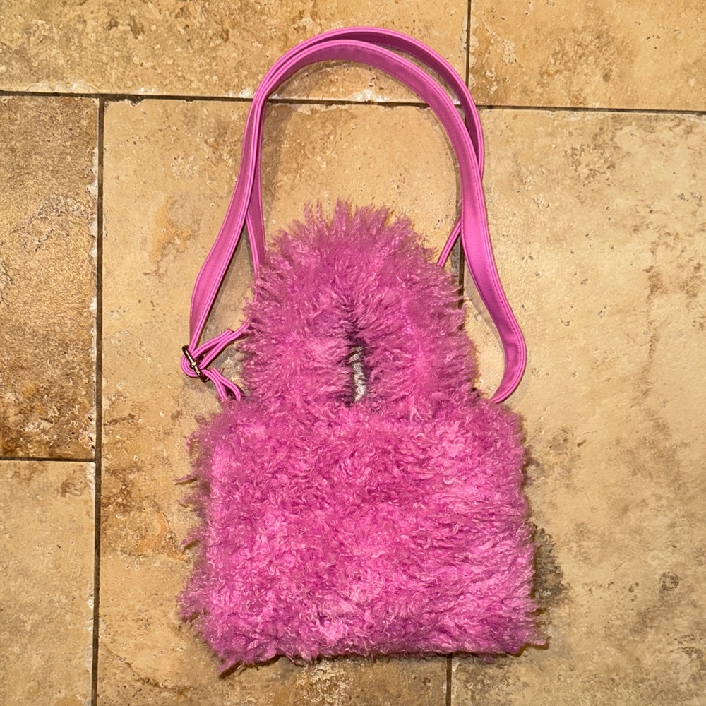 Wild Fable Pink Fuzzy Bag